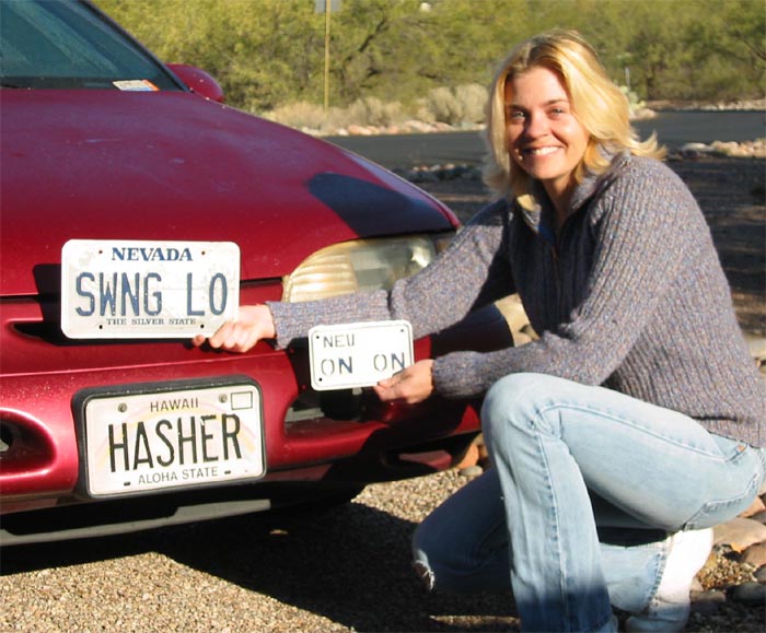 Green Flagger shows off her Nevada ON ON
